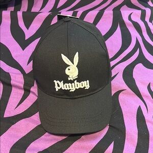 PLAYBOY Black and White hat